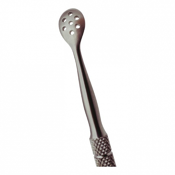 Угревыдавливатель с круглой 6мм и овальной (с 7 отверстиями) ложками Surgicon