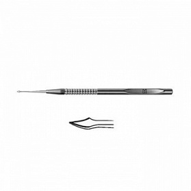 Скребок-копьё для удаления инородных тел роговицы пикообразная