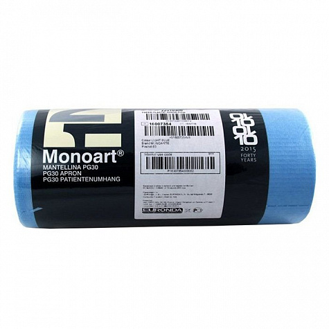 Бумажные фартуки в рулонах для пациентов Monoart, 80шт, 61х53 см