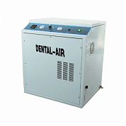 Dental Air 3/24/379 - безмасляный воздушный компрессор на 3 установки, с осушителем, с кожухом, 200 л/мин
