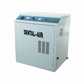 Dental Air 3/24/379 - безмасляный воздушный компрессор на 3 установки, с осушителем, с кожухом, 200 л/мин