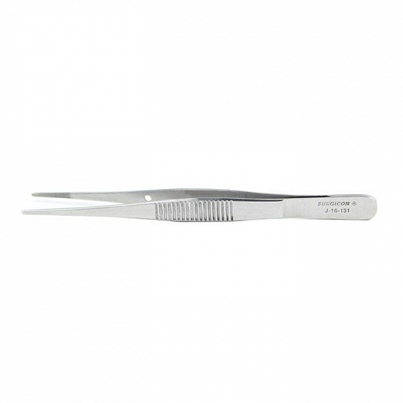 Пинцет анатомический глазной прямой 100х0,6 мм Surgicon