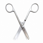 Ножницы глазные остроконечные прямые, 113 мм