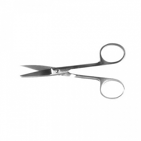 Ножницы с 1 острым концом прямые, 140 мм