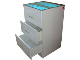 Тумба медицинская металлическая с бактерицидной установкой ТМБ-50