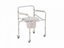 Кресло-коляска для инвалидов H 005B с санитарным оснащением