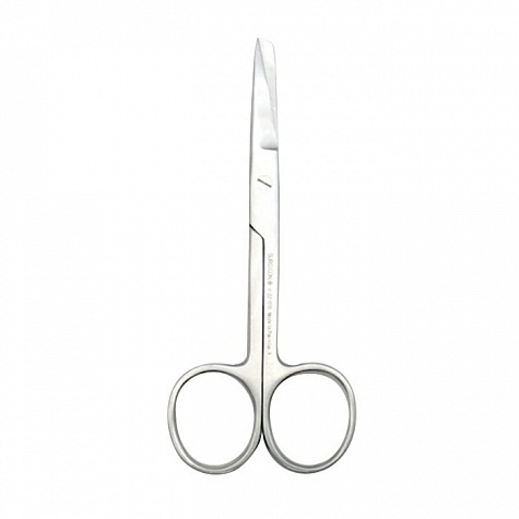 Ножницы с одним острым концом прямые детские 125мм