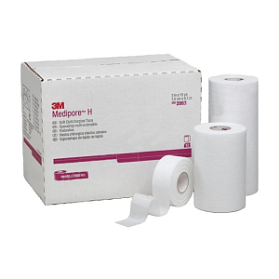 Пластырь мягкий эластичный из нетканного полиэстера Medipor H размер 2,5 смх9,1 м 3M