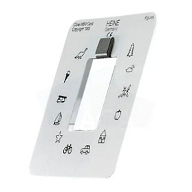 Карта фиксационная для насадки ретиноскопической Heine