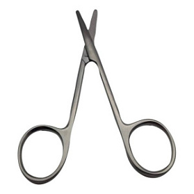 Ножницы глазные тупоконечные прямые 113 мм
