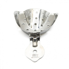 Ложка оттискная стоматологическая, металлическая, для верхней челюсти №3, Surgicon