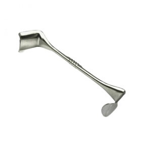 Зеркало двухстороннее по Ричардсону, длина 290 мм. (из набора инструментов для легочной хирургии), Surgiwell