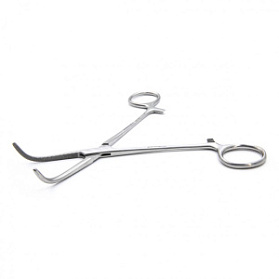 Зажим артериальный по Микстеру-О Шаугнези горизонтально-изогнутый, 180 мм