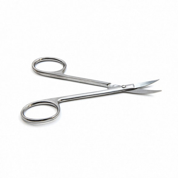 Ножницы глазные остроконечные, вертикально-изогнутые, 113 мм. Surgiwell