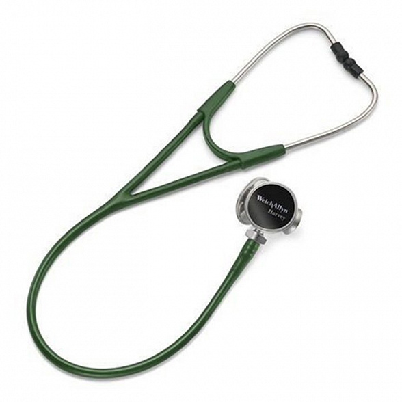 Стетофонендоскоп Harvey DLX кардиологический с тройной головкой Welch Allyn (Бордовый)