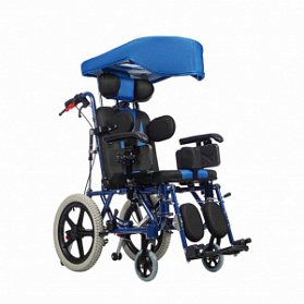 Детская инвалидная кресло-коляска механическая Ortonica Olvia 200 с капюшоном