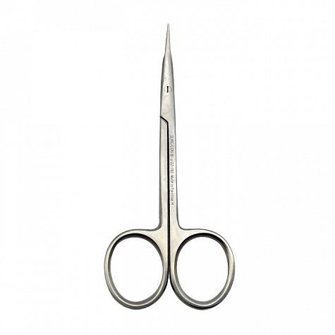 Ножницы роговичные тупоконечные вертикально-изогнутые 110мм