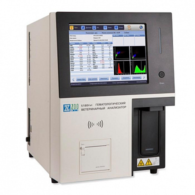 Гематологический анализатор крови класса 5-diff 5180Vet, Zoomed