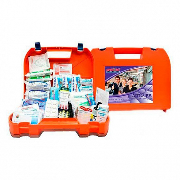 Аптечка коллективная для офиса и производства "АППОЛО" на 10-15 человек
