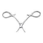 Зажим кровоостанавливающий зубчатый изогнутый 10 см Mikro-Mosquito Surgicon