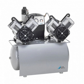 Duo Tandem - безмасляный компрессор с одним агрегатом для 3-x стоматологических установок