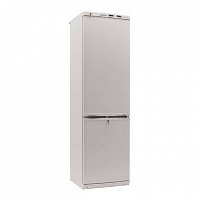 Холодильник комбинированный лабораторный ХЛ-340-1 ПОЗиС (270/130 л) с металлическими дверями и блоком управления БУ-М01