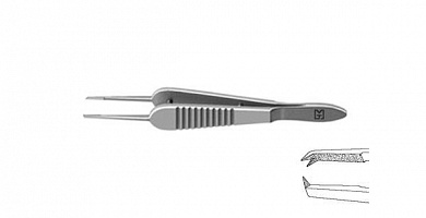 Пинцет шовный по Пауфику F-6212