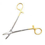 Иглодержатель общехирургический с твердосплавными пластинами 160мм