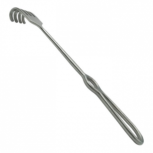 Крючок хирургический тупой четырехзубый N 3