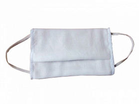 Комплект марлевых гигиенических масок (5 шт. + держатель)