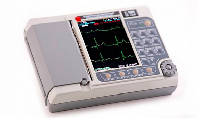 Электрокардиограф ЭК12Т-01-"Р-Д" 12 канальный, портативный, с экраном 141 мм НПП Монитор, Россия (с экраном 141 мм с ПО в покое на ПК )