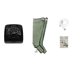 Аппарат для лимфодренажа WelbuTech HiZam-Premium – Стандартный комплект, размер XXL (треугольная стопа, хаки с нахлёстом)