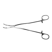 Диссектор с изогнутыми ручками, с кремальерой №2, 210 мм