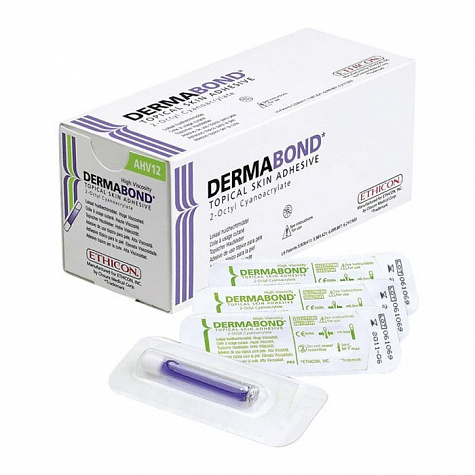 Клей кожный высокой вязкости ДЕРМАБОНД 0.5 мл Ethicon