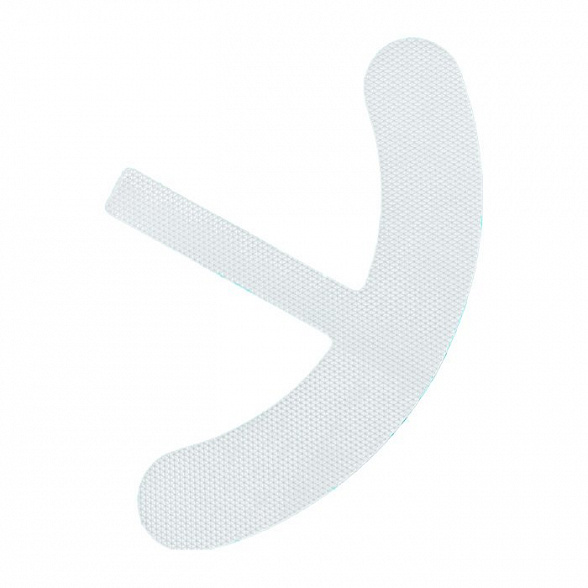 Пластина WinnerPlast с мягким силиконовым покрытием прозрачный, форма полумесяц, 1 шт, WINNER MED