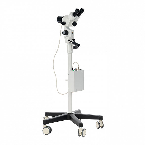 Кольпоскоп КС-02 «ZOOM Комфорт» вариант 301, прямой штатив, пятилучевое основание