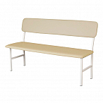 Банкетка медицинская со спинкой МД БС