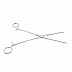Зажим гинекологический длинный, прямой, 260 мм. Surgiwel
