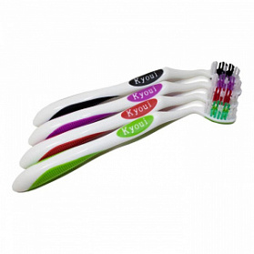 Зубная щетка The Kyoui Angle взрослая, цвет черный