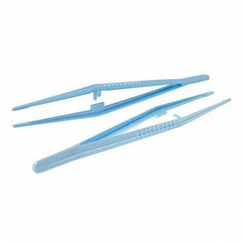 Пинцет одноразовый стерильный 200 мм, уп./50 шт.
