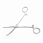 Зажим артериальный по Микстеру-О Шаугнези горизонтально-изогнутый, 180 мм