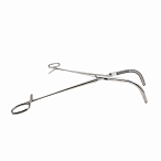Зажим жесткий для влагалищных операций, №2, изогнутый, 233 мм. Surgiwell