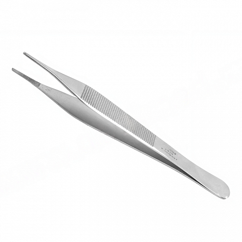 Пинцет анатомический, по Адсону, 150мм