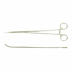 Зажим артериальный лигатурный с пологим изгибом Zenker, 285 мм