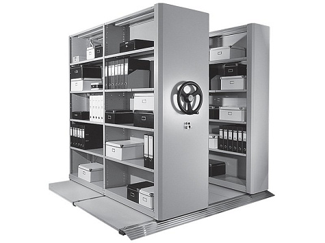 Архивные медицинские стеллажи HILFE