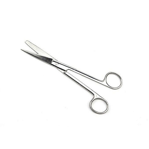 Ножницы с одним острым концом прямые, 170 мм ПТО Медтехника