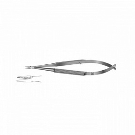 Иглодержатель по Барракеру, прямой 125 мм H-3101 ПТО Медтехника