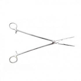 Зажим кровоостанавливающий, зубчатый, прямой, №3, 270 мм. Surgiwell