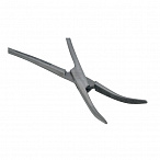 Зажим кровоостанавливающий зубчатый изогнутый N 1 158мм Surgicon