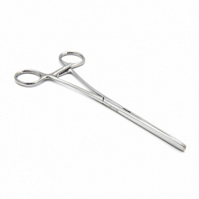 Зажим кишечный эластичный для детей, прямой, 175 мм. Surgiwell